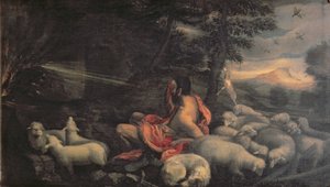 Mozes en de brandende struik